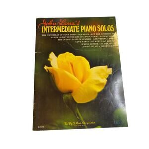 1971 John Lane's Intermediate Piano Solos Book Big 3 Music